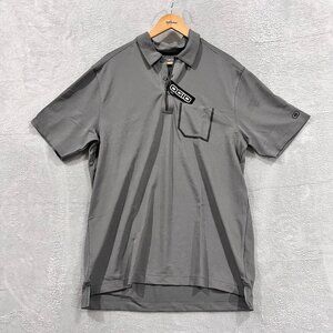NWT Ogio Polo Shirt Mens L "UPS Post"  Logo Gray‎ Chest Pocket